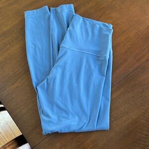 Lululemon High Waist Ribbed Align Leggings. Oasis Blue. Full Length. Size 10.